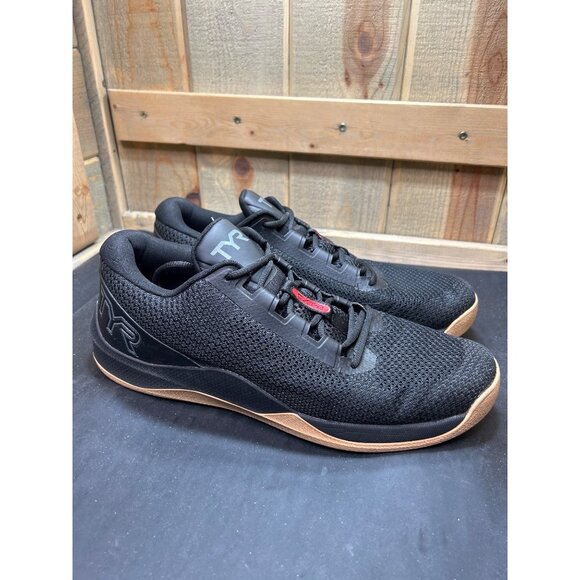 TYR CXT-1 Trainer Shoes Black/Red Size M12 W13.5 Lightweight Breathable Knit Upp - Picture 1 of 10